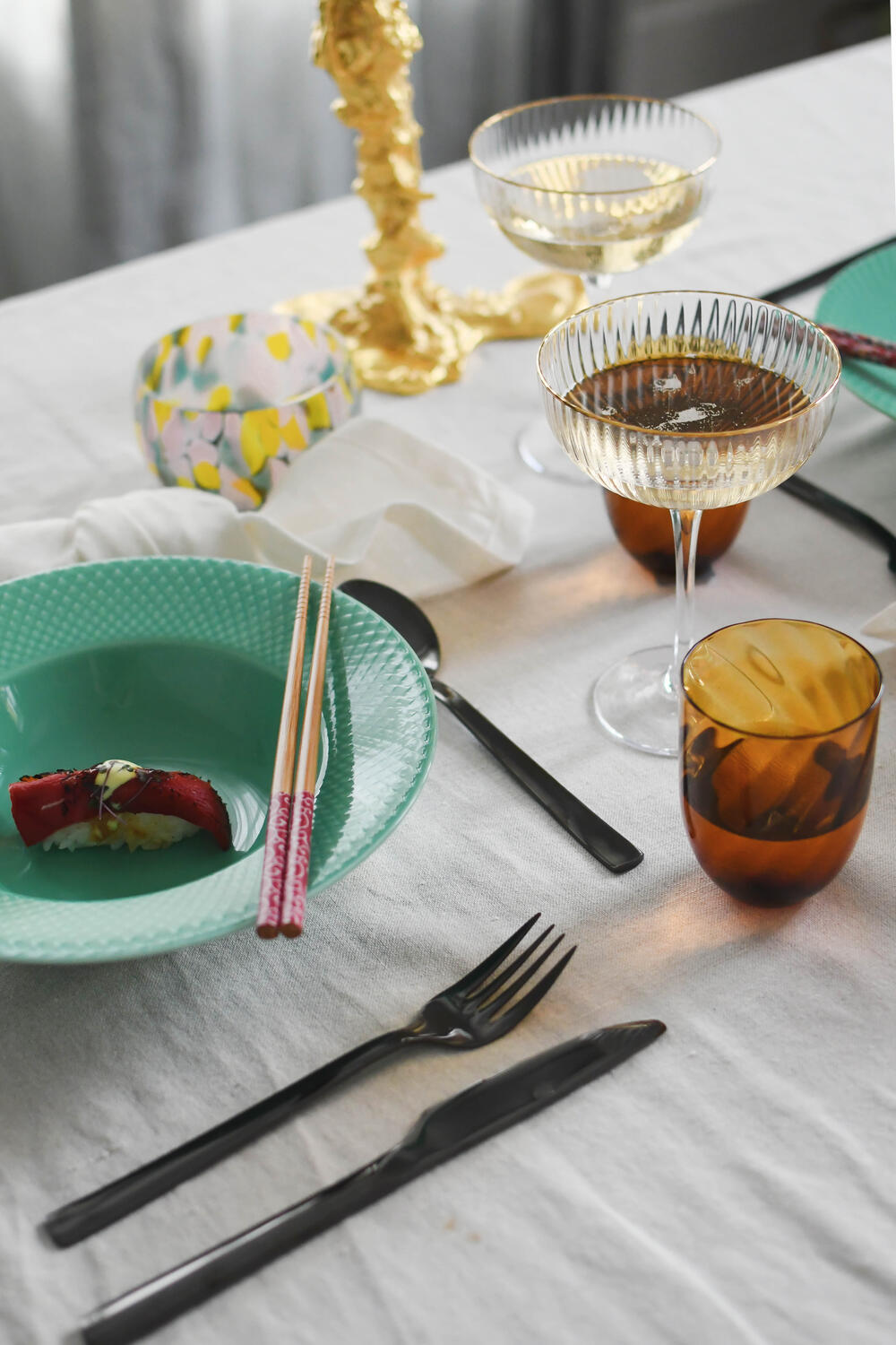 Palermo Cocktailglas, guldfarvet - 4 stk.